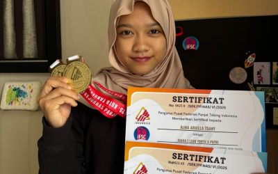 Spider-Woman dari Smamsatu ini Sabet Emas Kejurnas, Bidik Olimpiade 2028!